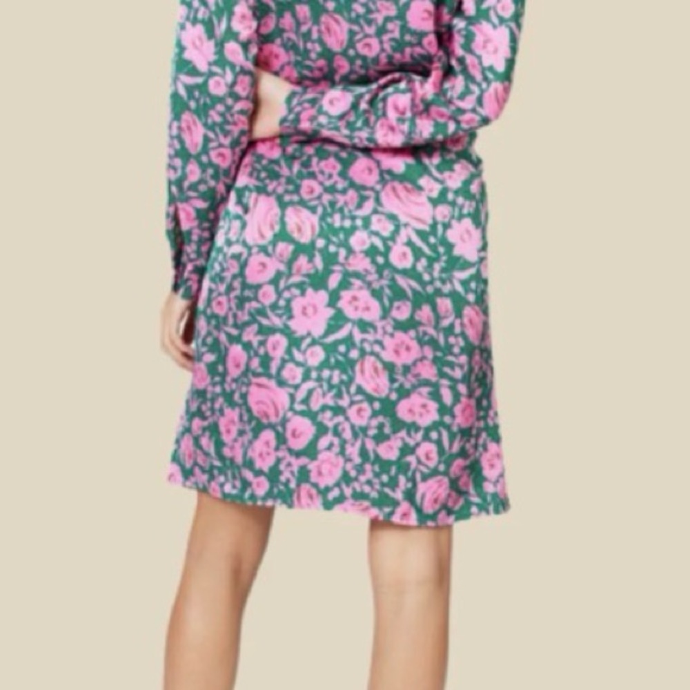 ESQUALO Green and Pink Floral Dress - Picture 8 of 8
